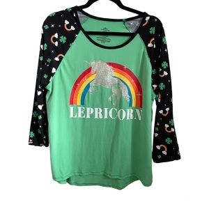 St Patrick’s Day Lepricorn (Unicorn) Jersey - XL (15/17)
